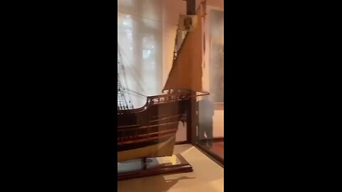 Climate activists poured red paint on a painting of Christopher Columbus