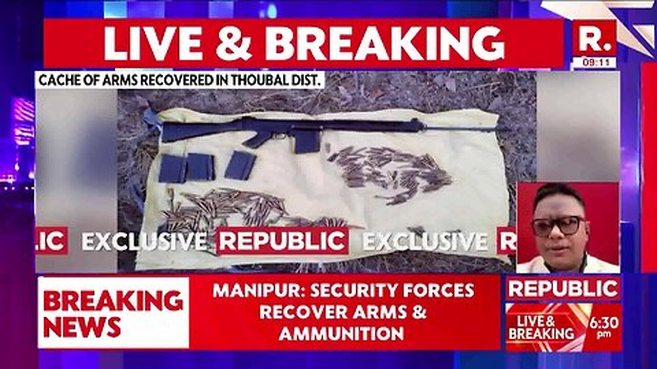 Security Forces Recover Arms and Ammunition In Distressed Manipur