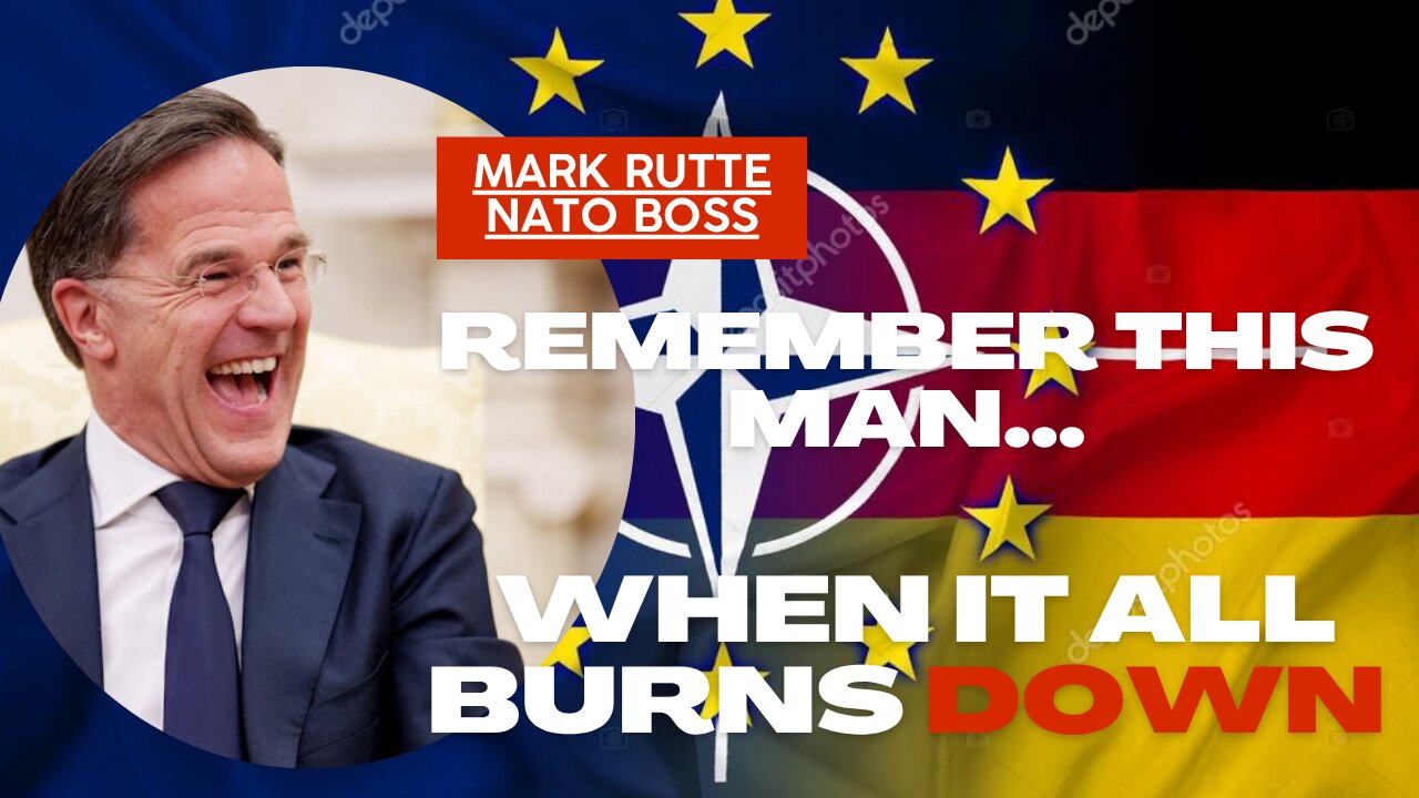 Germany should remember this man known as mark Rutte -- when it all burns down...!