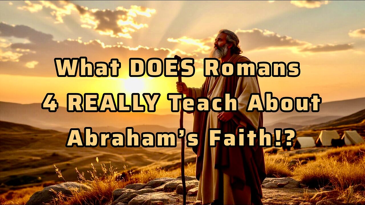 What Does Romans 4 REALLY Teach About Abraham’s Faith?