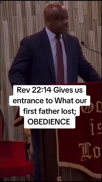 Entrance to eternity is Obedience!