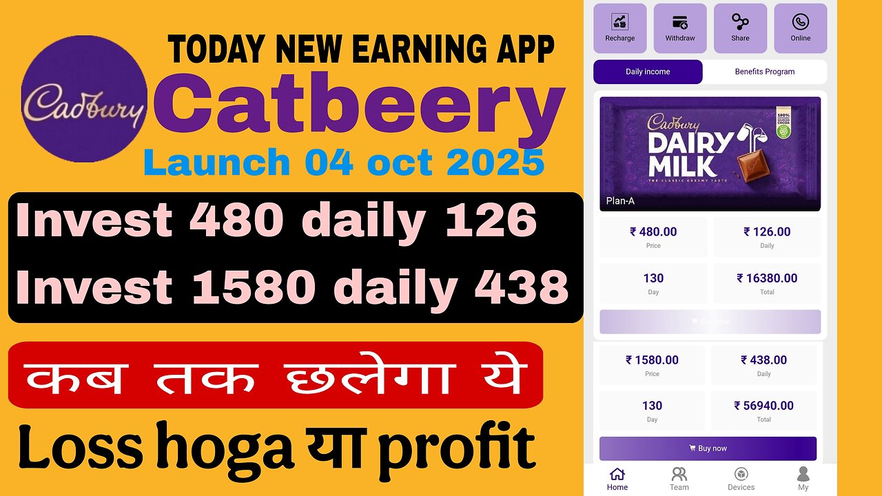 Catbeery app kya he ll Today 04 oct 2025 new app