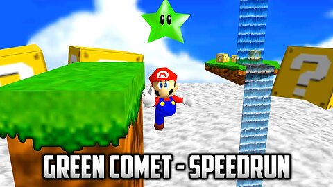 ⭐ Super Mario 64 - SM64 The Green Comet： Green Comet - Speedrun (TAS) 59_30 [cCz1A72R29E]