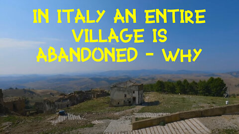 Why an Italian village has become a ghost town!