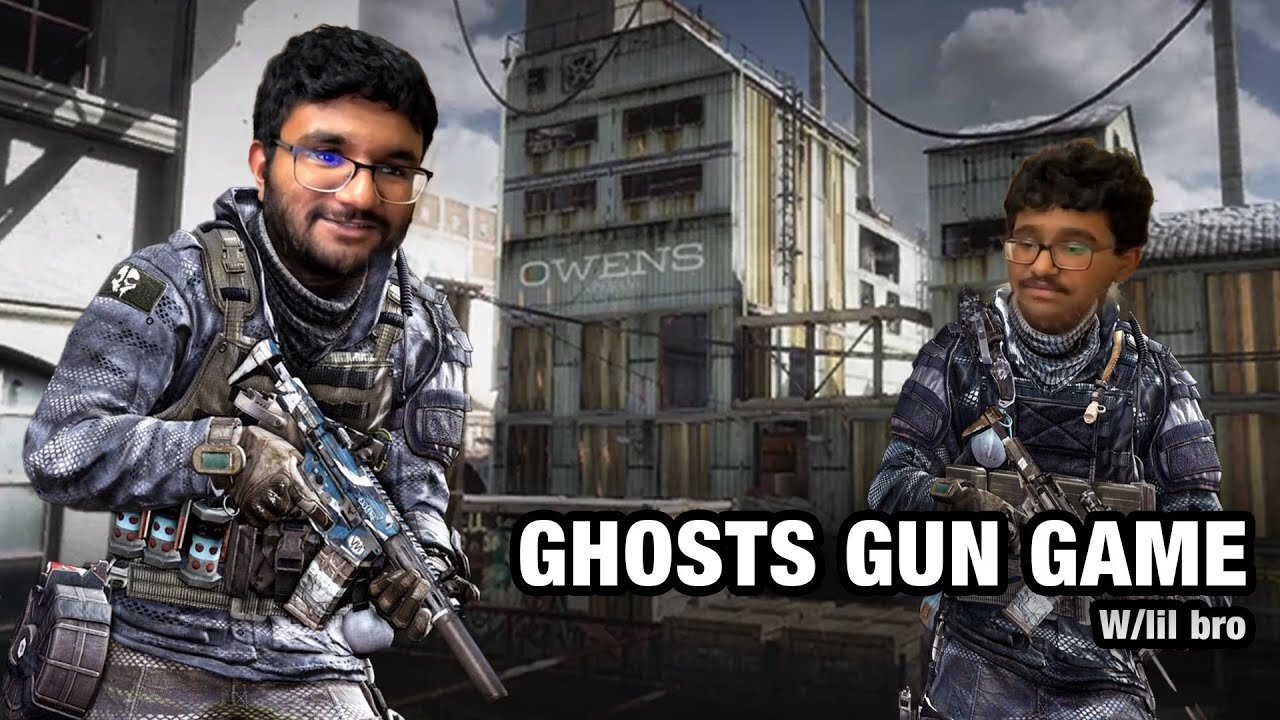 COD GHOSTS GUN GAME FREIGHT w/ LIL BRO