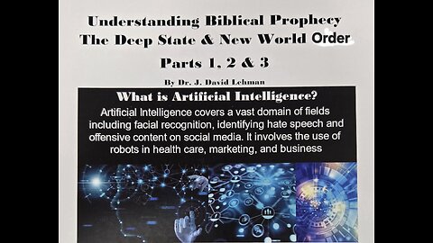 Understanding Biblical Prophecy Pt 1 - Dr David Lehman (09 Oct 2025)