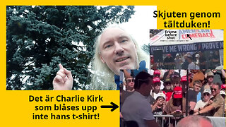 CHARLIE KIRK SKÖTS GENOM TÄLTTAKET! Drönarexperten Brian Harper skötte säkerheten, inte Shaffer