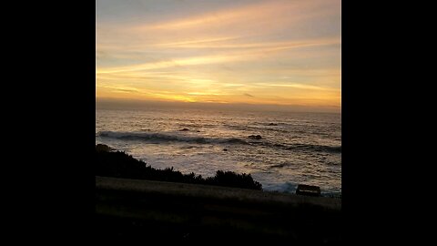 October 31st, 2025. Sudown over the Pacific the Pacific. Nature at her best. Fort Bragg California