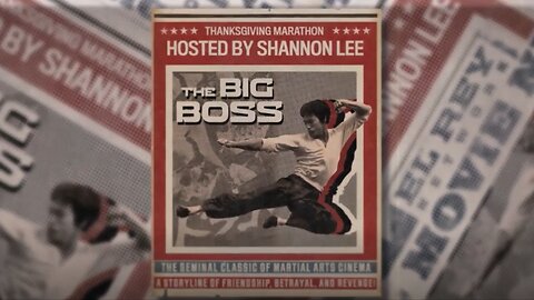 Bruce Lee's 1st Film The Big Boss Hosted by Shannon Lee on the El Rey Network
