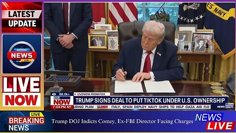 Trump DOJ Indicts Comey, Ex-FBI Director Facing Charges #News