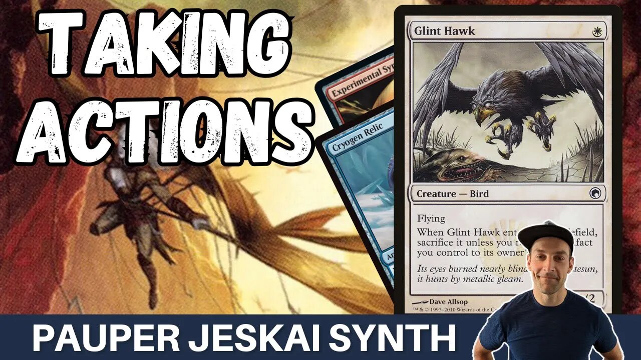 VALUE TOWN! Pauper Jeskai Synth gets to pick up and put down and draw all the cards! Midrange glory