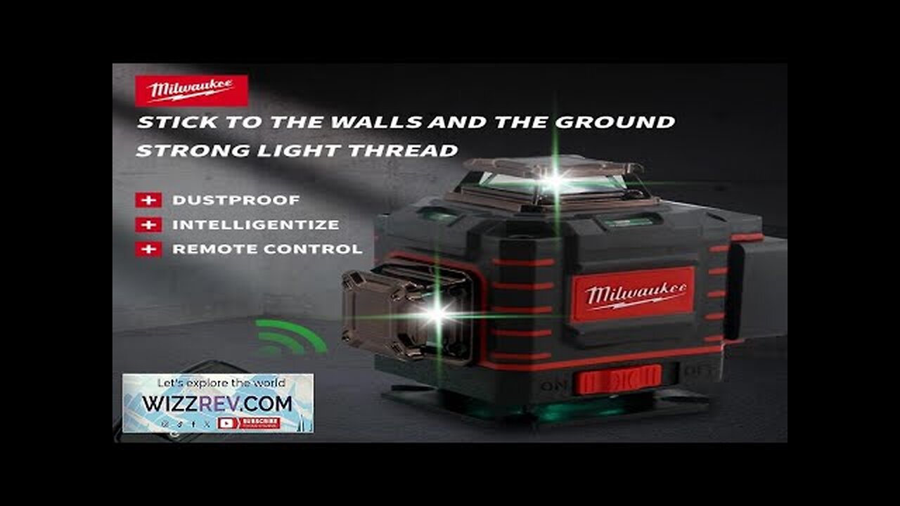 Milwaukee 4D 16 Lines Green Beam 360° Self-leveling Laser Levels Horizontal Review