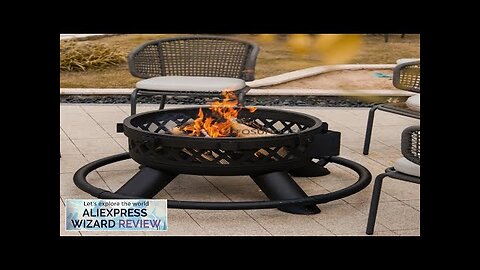 Iron Fire Pits For Courtyard Outdoor Heaters Winter Bonfire Oven Household Terrace Review