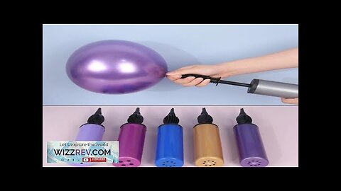 Balloon Pump Balloon Accessories Balloon inflator hand push Air Pump Wedding Valentine Review