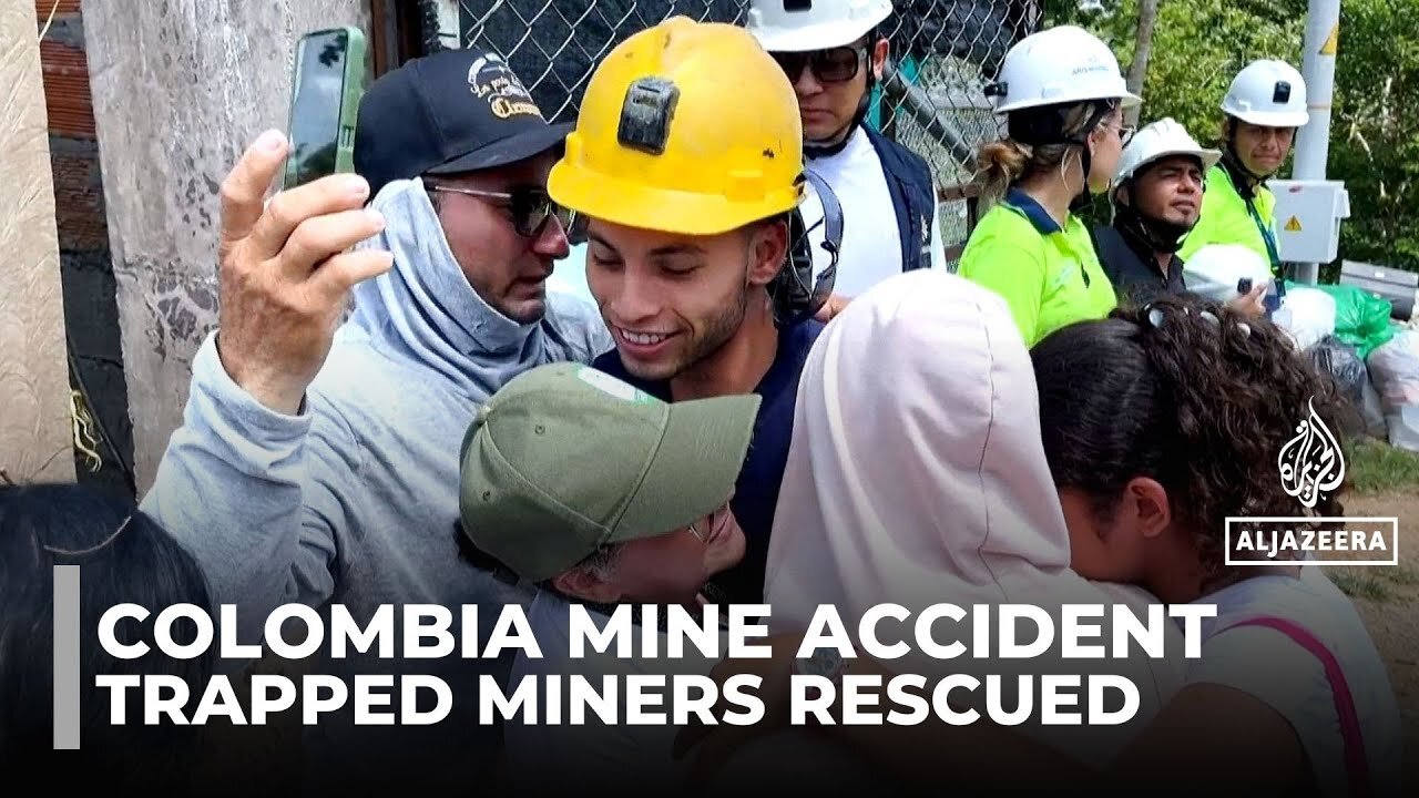 Colombia: 23 miners rescued after 43 hours trapped in collapsed underground gold mine