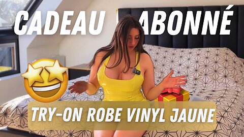 TRY-ON HAUL #10 | ROBE VINYL JAUNE π€©