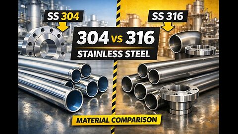 304 vs 316 Stainless Steel – Material Comparison
