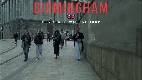 Birmingham City Centre UK Virtual Tour 4K 2025 Exploring Busy Weekend Afternoon