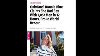 Transgender Bonnie Blue is Jewish - A brainwashing tactic to devalue women in the eyes of the world