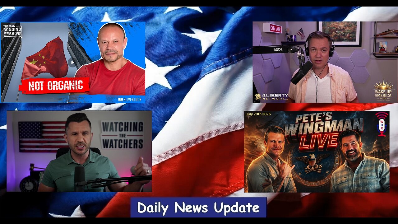 EP1984 | Dan Bongino: Not Organic, AP4Liberty: DSA Candidates, Robert Gouveia: Shadow Government, Wendy Bell Radio