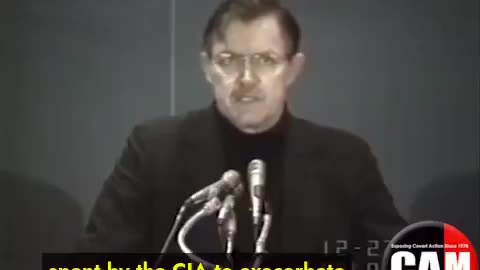 CIA whistleblower John Stockwell exposes the evil and terrorism of the CIA