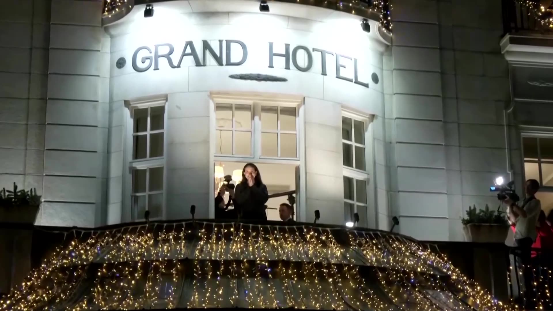 Nobel winner Machado appears in Oslo after fleeing Venezuela