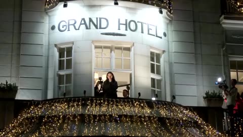 Nobel winner Machado appears in Oslo after fleeing Venezuela