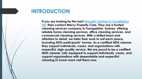 The best Commercial Cleaning in Constitution Hill.