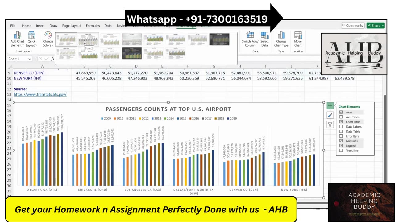 Exp22_Excel_Ch03_ML1_Airports | Grader Project | MyLab IT Assignment | Pearson