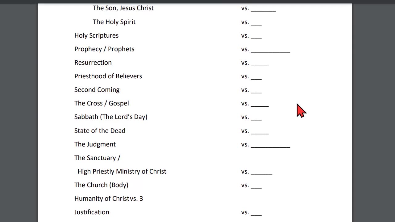 Revelation 1 - The Major Doctrines of the Bible