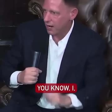 Peter Thiel, co-founder of Palantir, SOILS HIMSELF when asked about Israel’s use of AI in Gaza