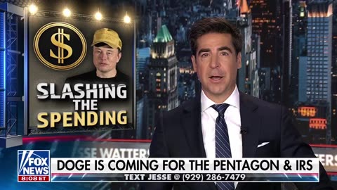 Jesse Watters - Washington’s been broken for decades and our government’s living in the dark ages 20% DOGE SAVINGS TO BE REFUNDED TO TAXPAYERS