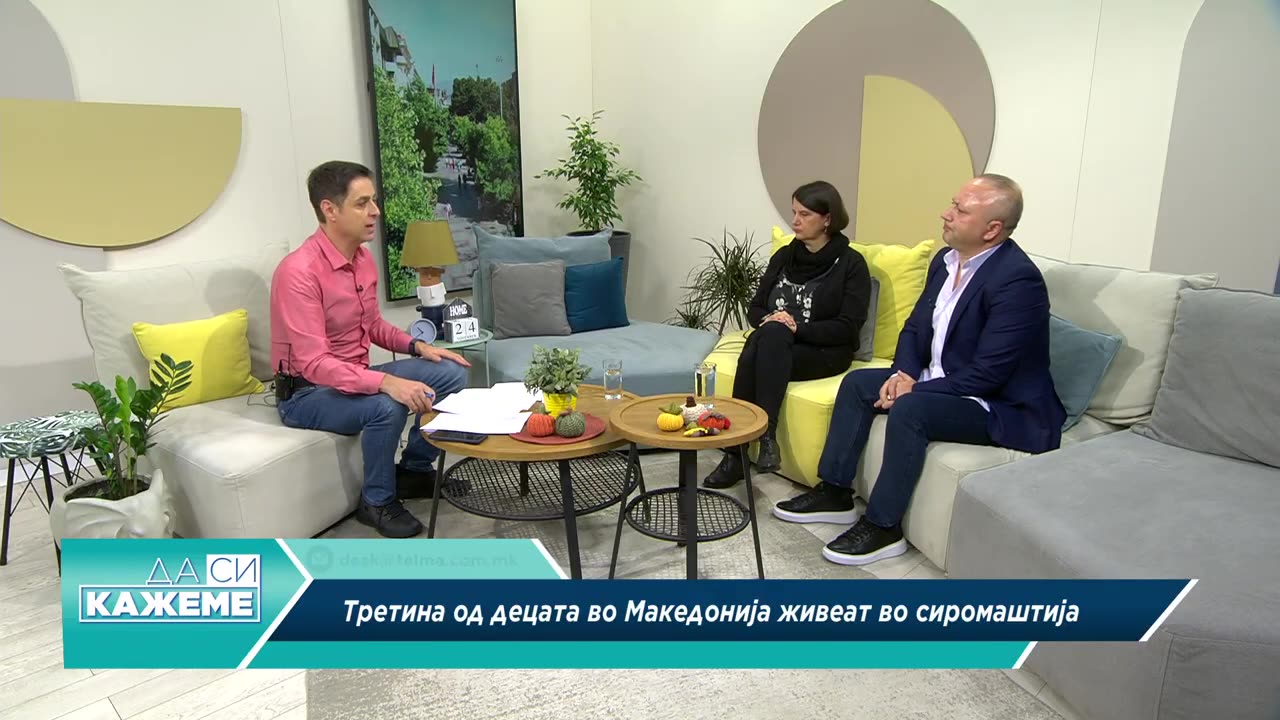 ДА СИ КАЖЕМЕ со Ана Битољану и Џевит Мифтароски За децата и нивните права Меѓаши Утринска на Телма