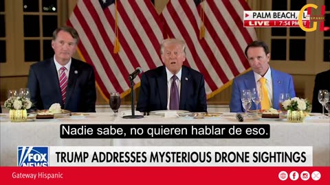 Trump: "I'm going to give you a report on drones about one day into the administration"