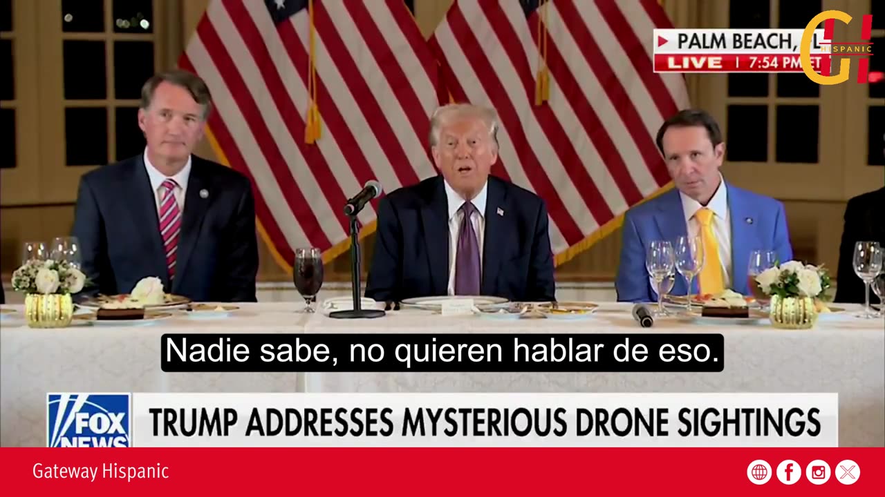 Trump: "I'm going to give you a report on drones about one day into the administration"