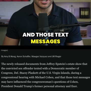 Epstein Caught PUPPETEERING Congresswoman