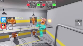 Escaping from a TSUNAMI PRISONER BARRY'S PRISON RUN! And BECAME a BARRY PRISONER