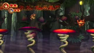 Donkey Kong Country Returns Two-Player Playthrough - World 5