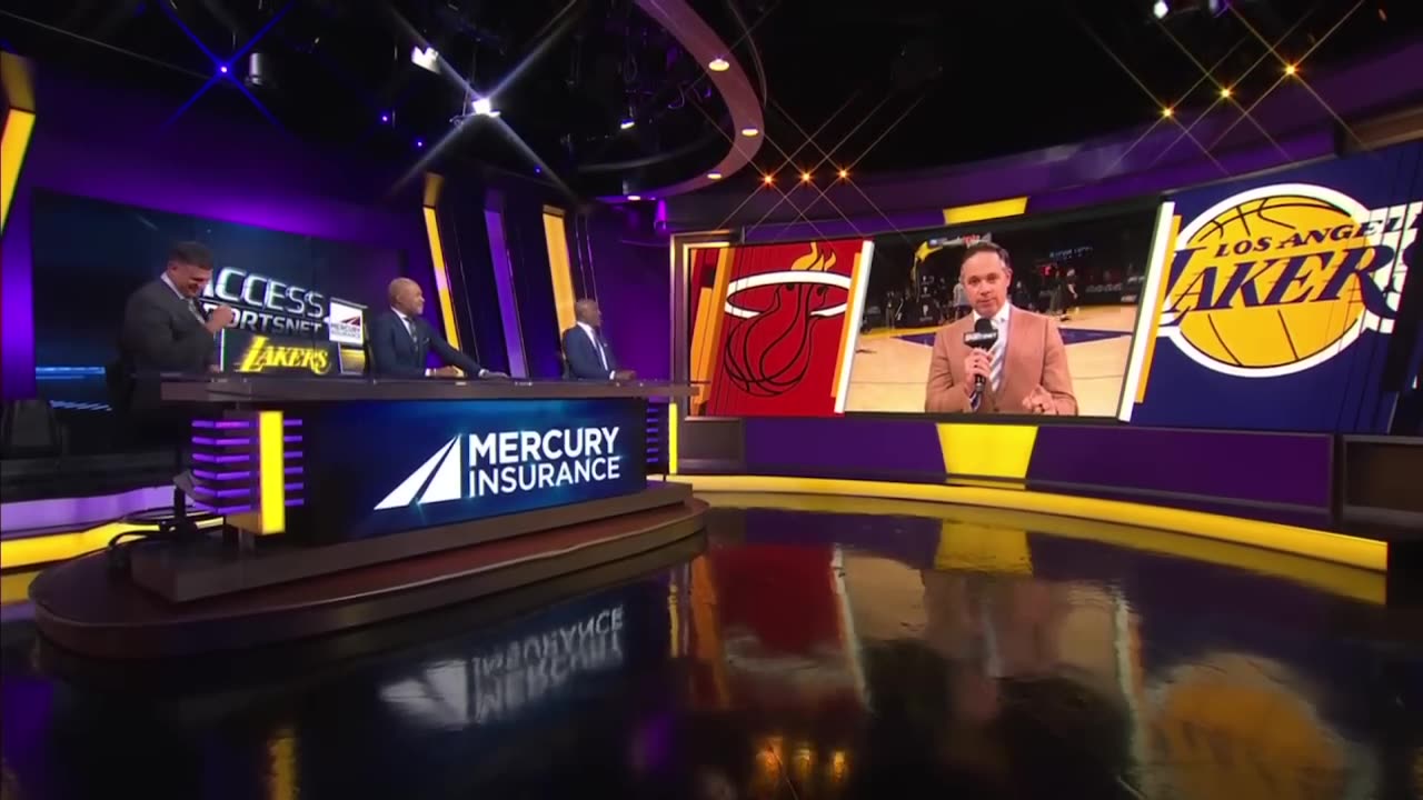 James Worthy reacts to Lakers announced a unique starting five against Heat tonight