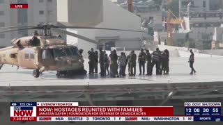 sraeli hostages RELEASED by Hamas, reunited with families & arriving at Israeli hospitals