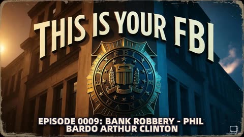 This Is Your FBI - Episode 0009: Bank Robbery - Phil Bardo, Arthur Clinton (June 1, 1945)