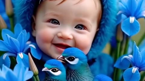 Cute baby birds