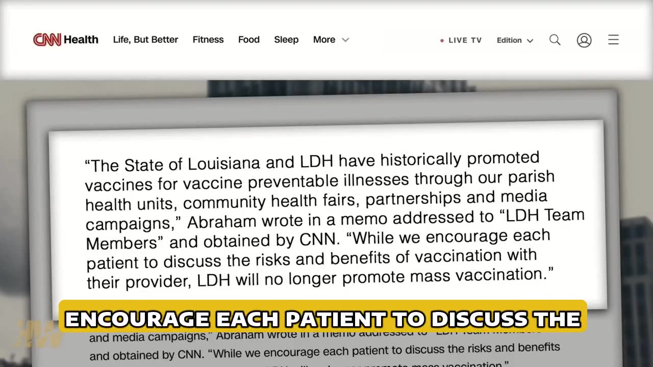 Louisiana’s Health Department just dropped a bombshell—no more mass vaccine push, period