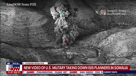 WATCH: US military strikes on ISIS planners in Somalia