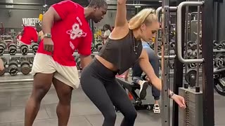 Shocking: How to IMPRESS A GUY in the gym #shorts #viral #comedy #gymhumor #fun
