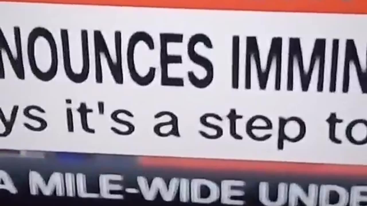 Did the MSM really just sidescroll in small words at the bottom of the screen,