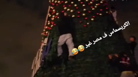 Muslims destroy Christmas ceremony