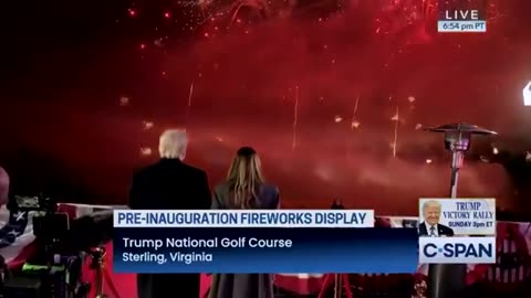 FireWorks Jan 18 2025 God Bless America