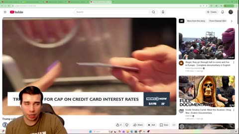 TRUMP IS CALLING FOR A CAP ON CREDIT CARD INTEREST!