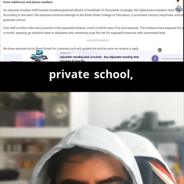 American college spills half a million peoples data